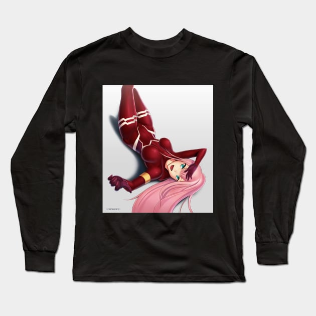 Zero Two Long Sleeve T-Shirt by hybridmink